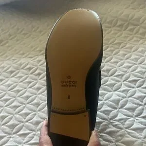 Gucci Black and Red Leather Loafers with Horsebit Detail NWOT Authentic Gucci | Shoes | Gucci Black And Red Leather Loafers With  main image 3